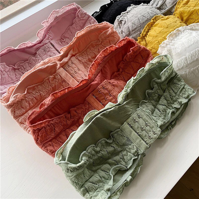 Fish Net Strapless Bra