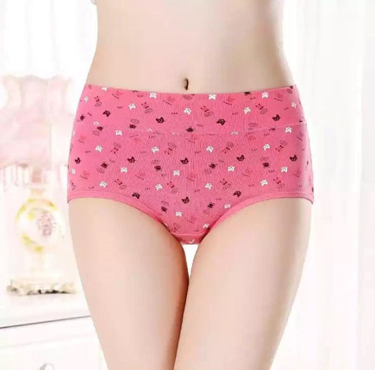 Mid Waist Cotton Underwear