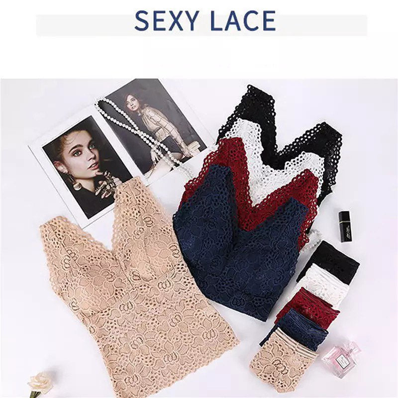 Bralette Bra Panty Set