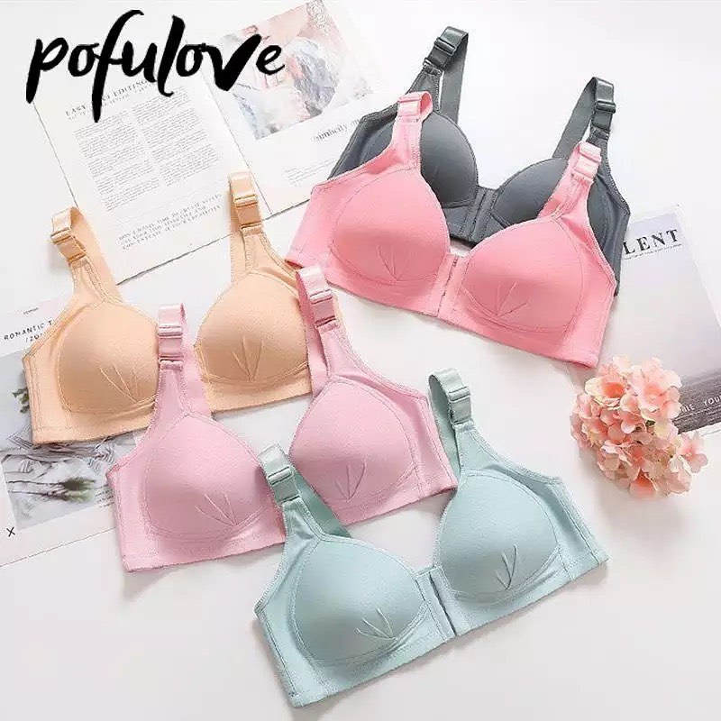 Front Open Bra with Hooks