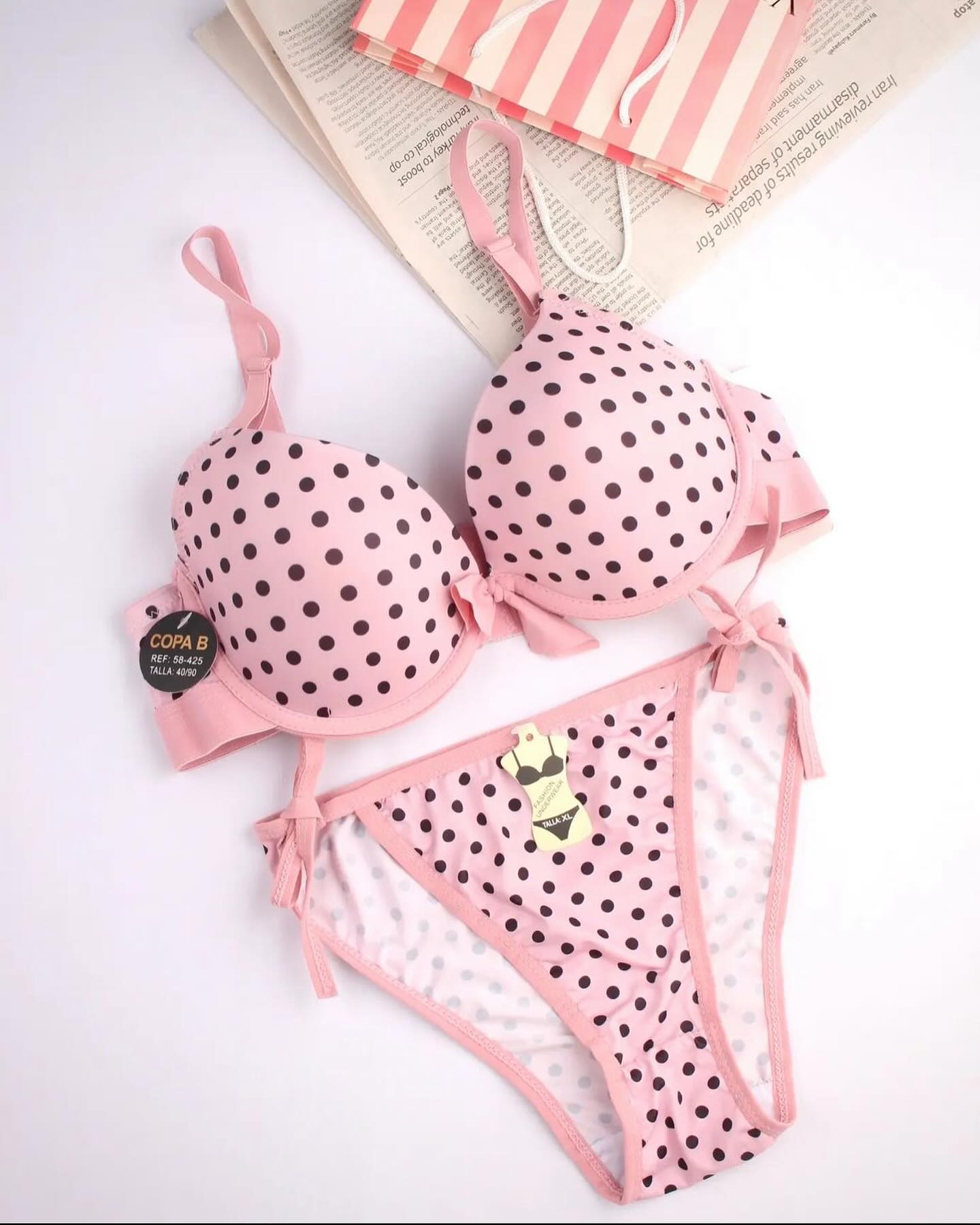 Basic Bikini T-Shirt Bra Panty Set