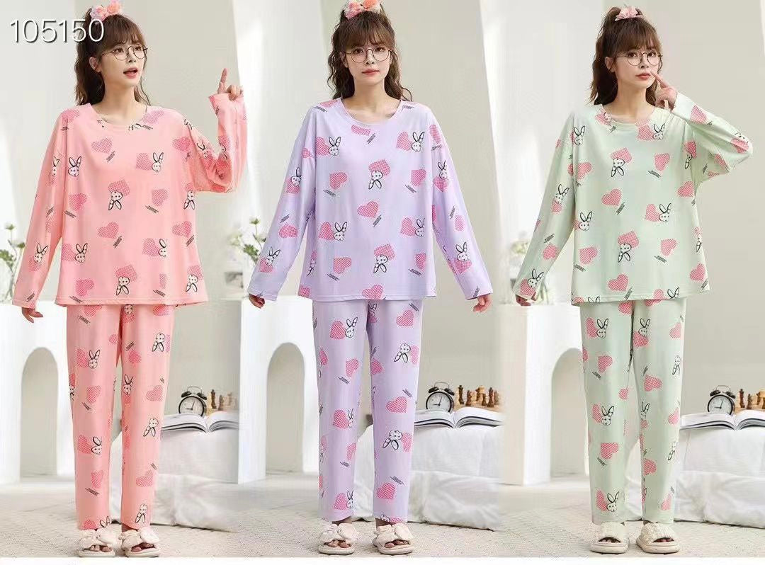 Basic Block Loose Fit Night Dress