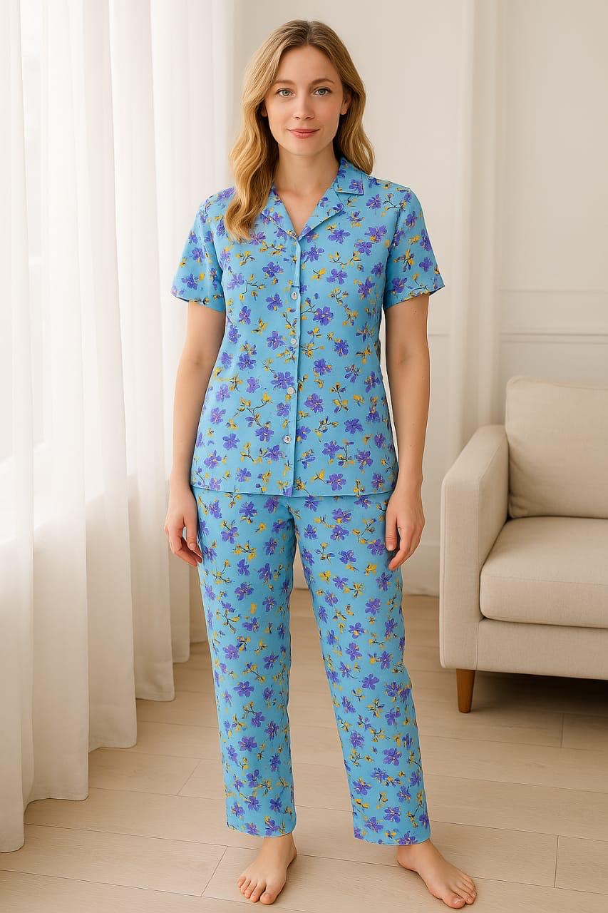 BLS Cool Breeze Summer Night Suit blue