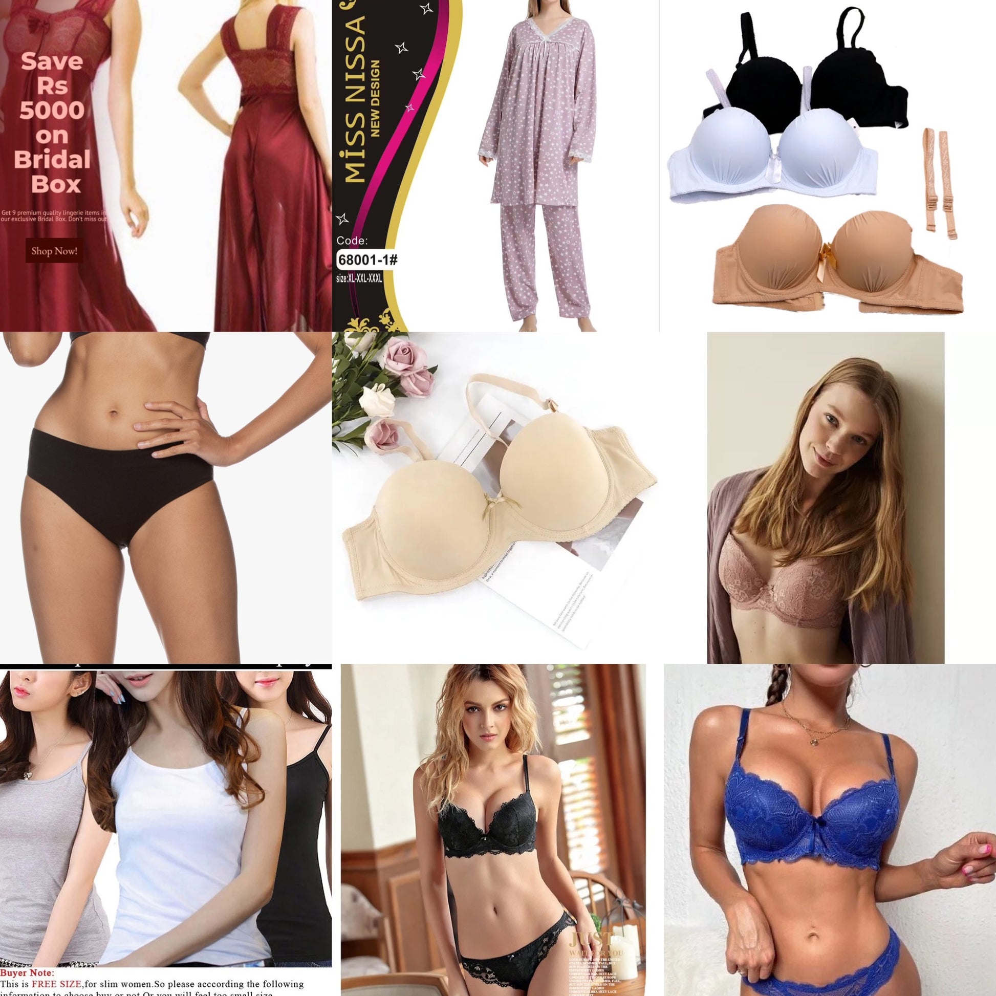 Basic Bridal Lingerie Box Save Rs.5000