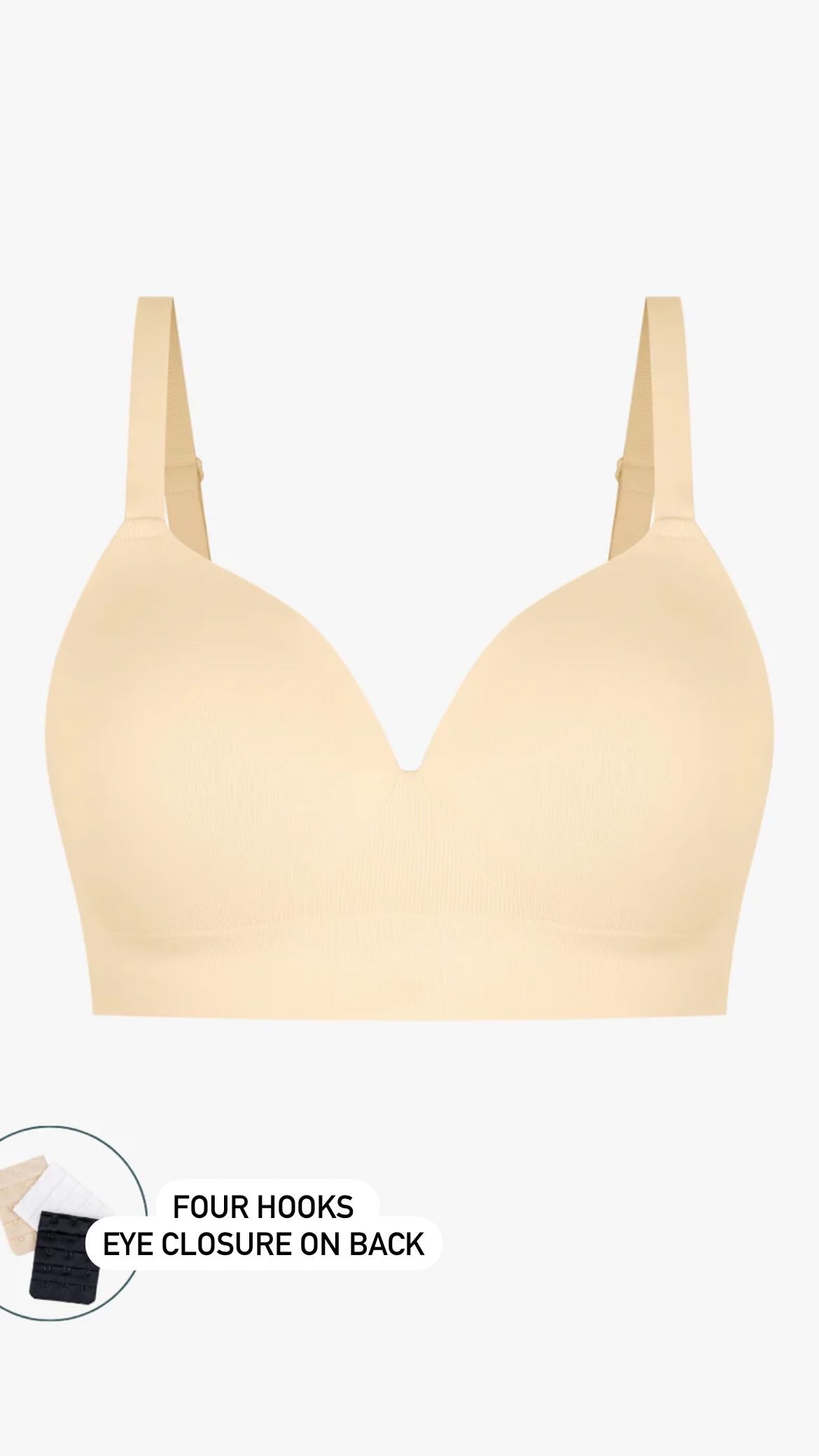 BLS Memory Foam Full Coverage Bra Saggy Breast Lift Up Bra skin