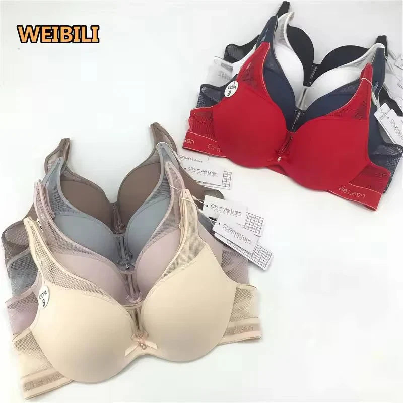 T-Shirt Bra Net Breathable Straps and Back Wired Bra