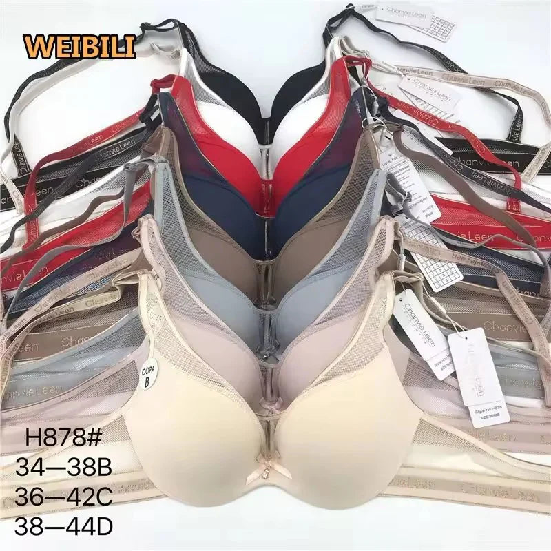 T-Shirt Bra Net Breathable Straps and Back Wired Bra