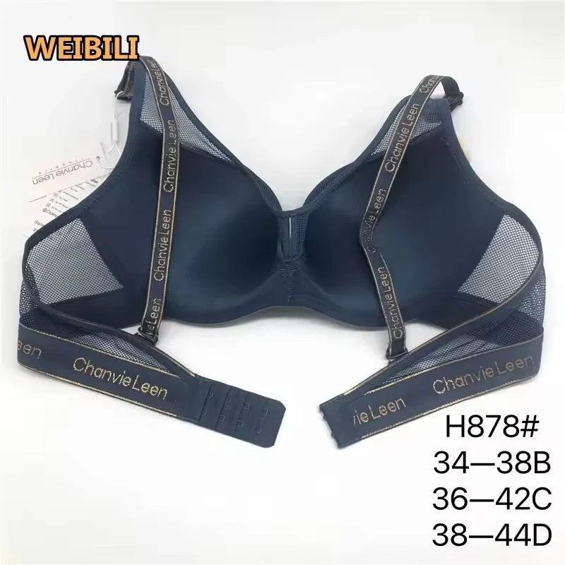 T-Shirt Bra Net Breathable Straps and Back Wired Bra