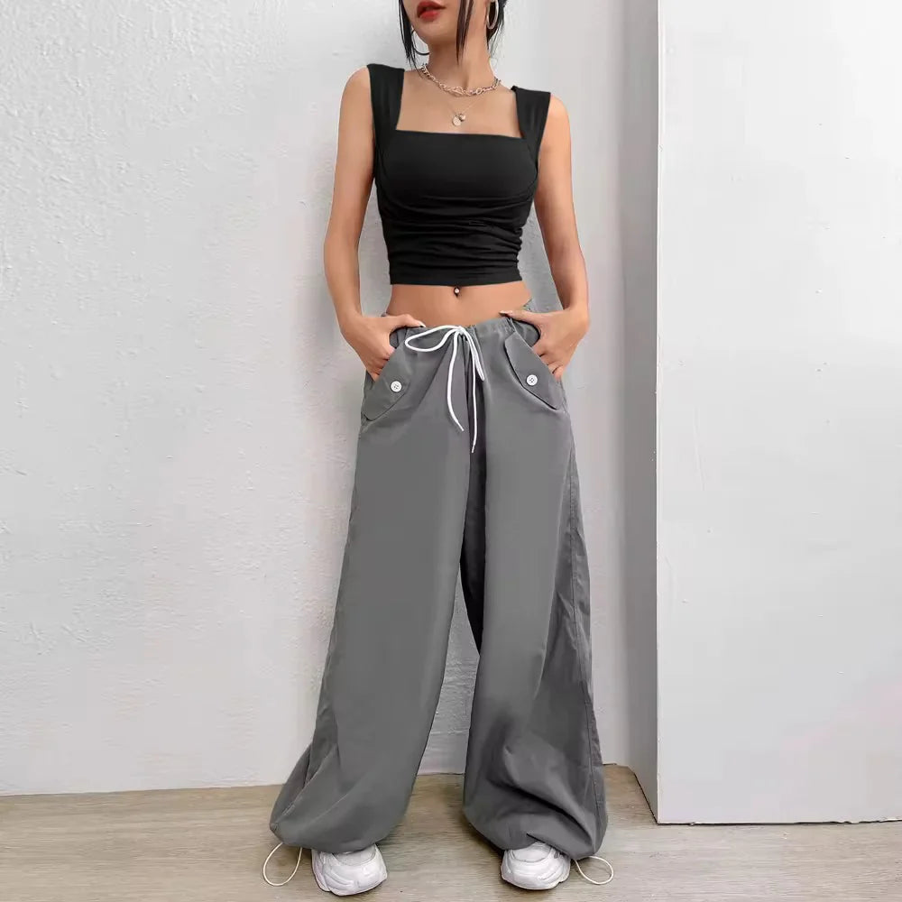 Basic Tank Top Padded Cotton Crop Top Bralette