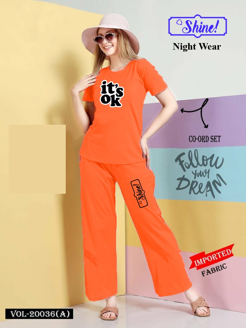 Summer Night Dress Cool Gesture Its Ok Co-Ord Set