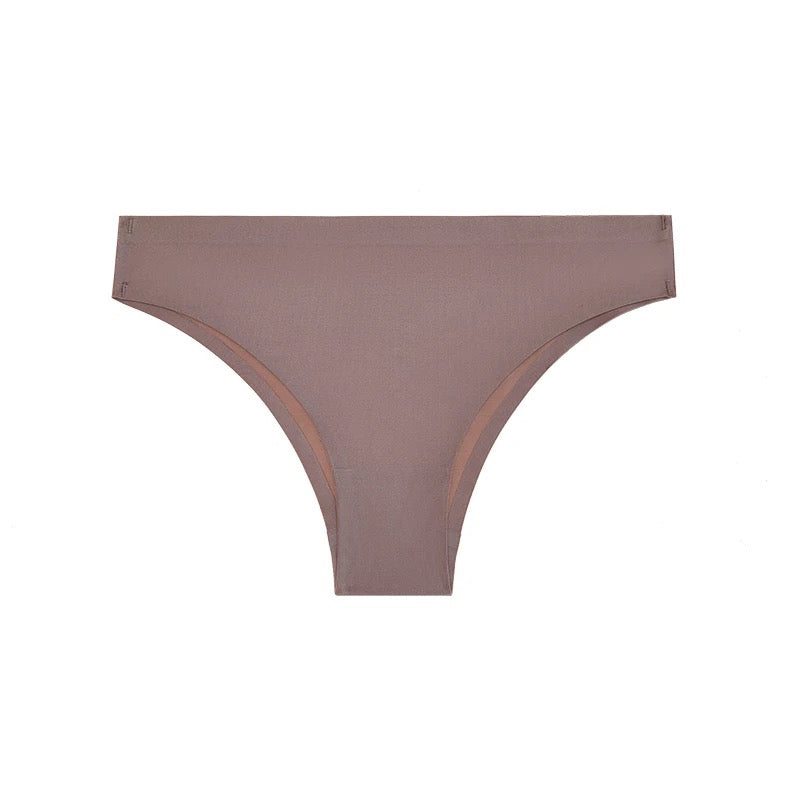 Ice Silk Thong Brief Panties Underwear