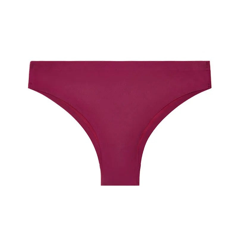 Ice Silk Thong Brief Panties Underwear
