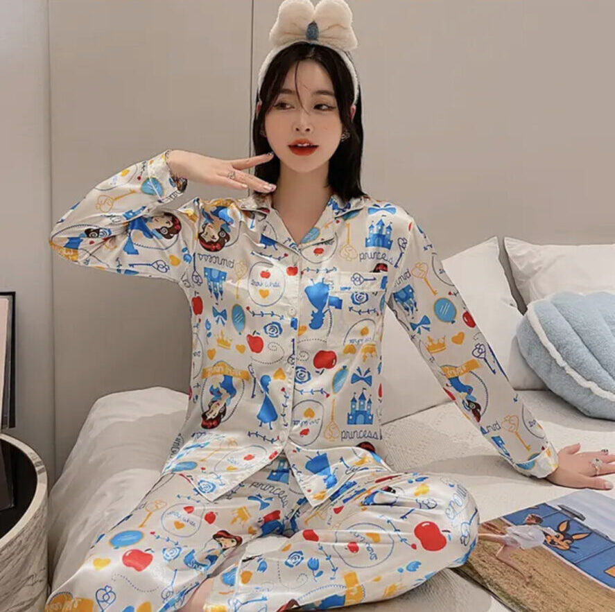 Long Winter Sleep Dress 2022 Winter Long Sleeve Cute Cartoon Thick Warm Grandado Long Winter Sleep Dress 2022 Winter Long Sleeve Cute Cartoon Thick Warm Grandado