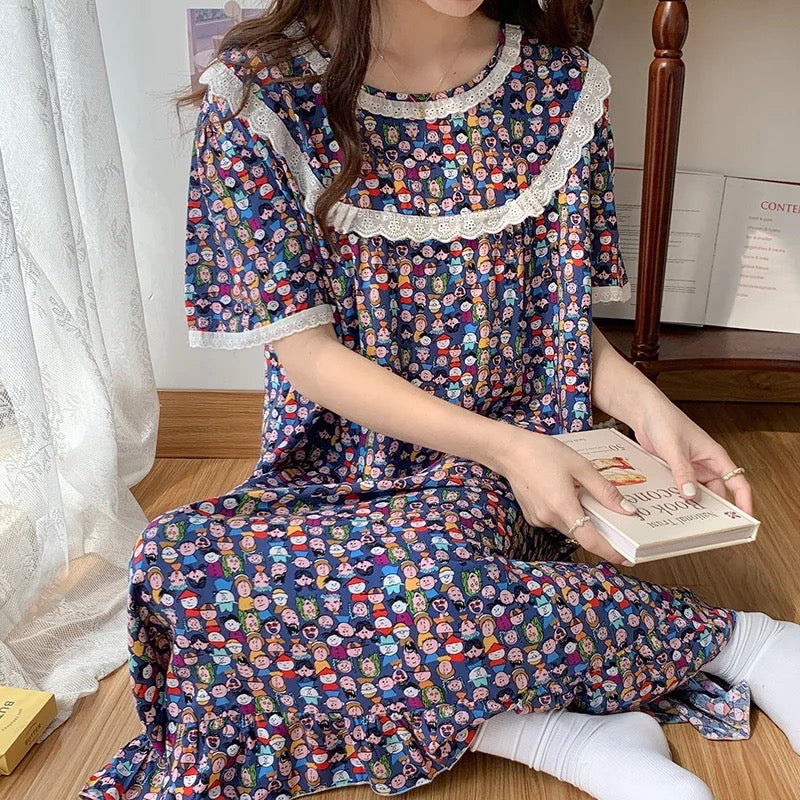 Summer Loose Shirt Loungewear