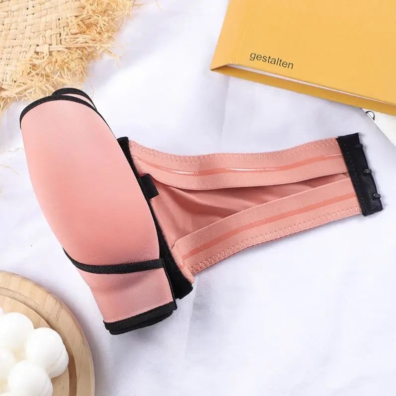 Strapless Bra with Belt for Lift Up Saggy Breasts