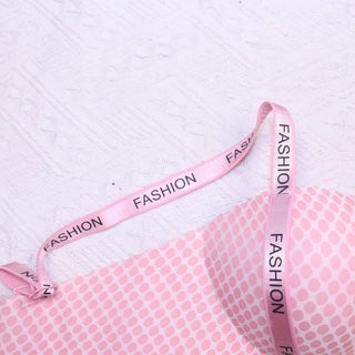 T-Shirt Bra Demi Cup Sponge Padding Check Print