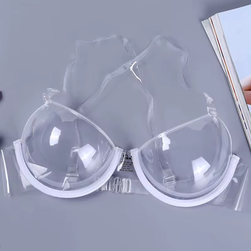 T-Shirt Bra Transparent Non Padded Invisible Bra Wired