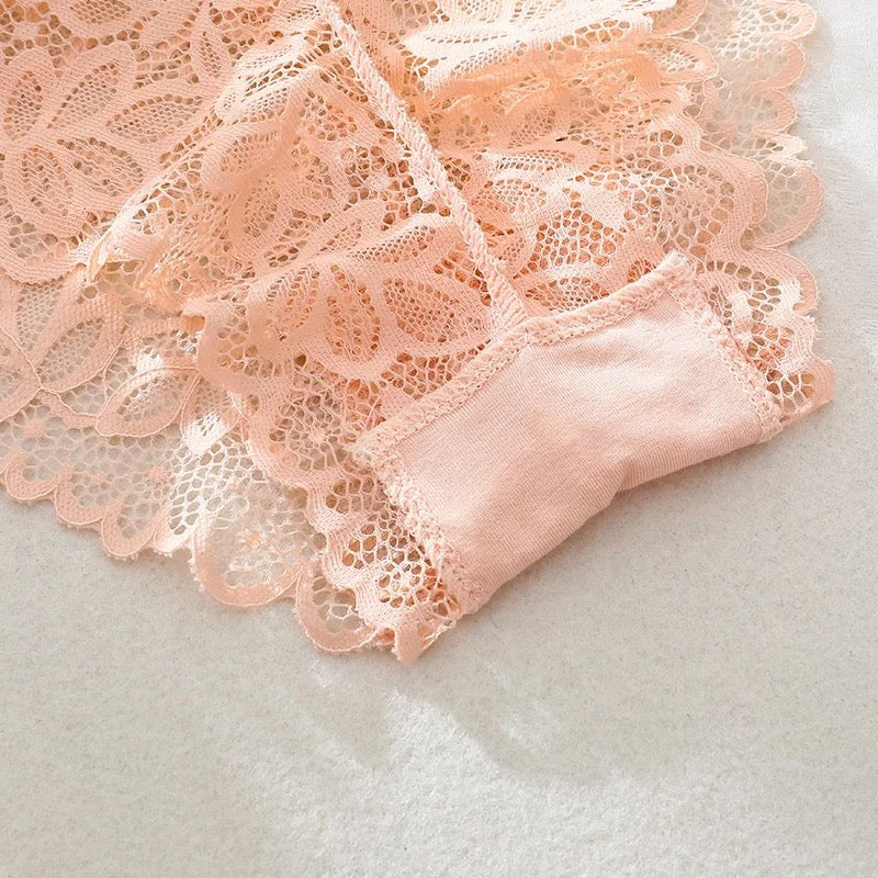 Basic Seamless Net Panties Women Underwear