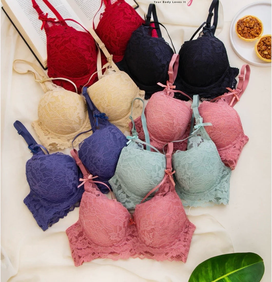 Basic Double Strap Pushup Bra