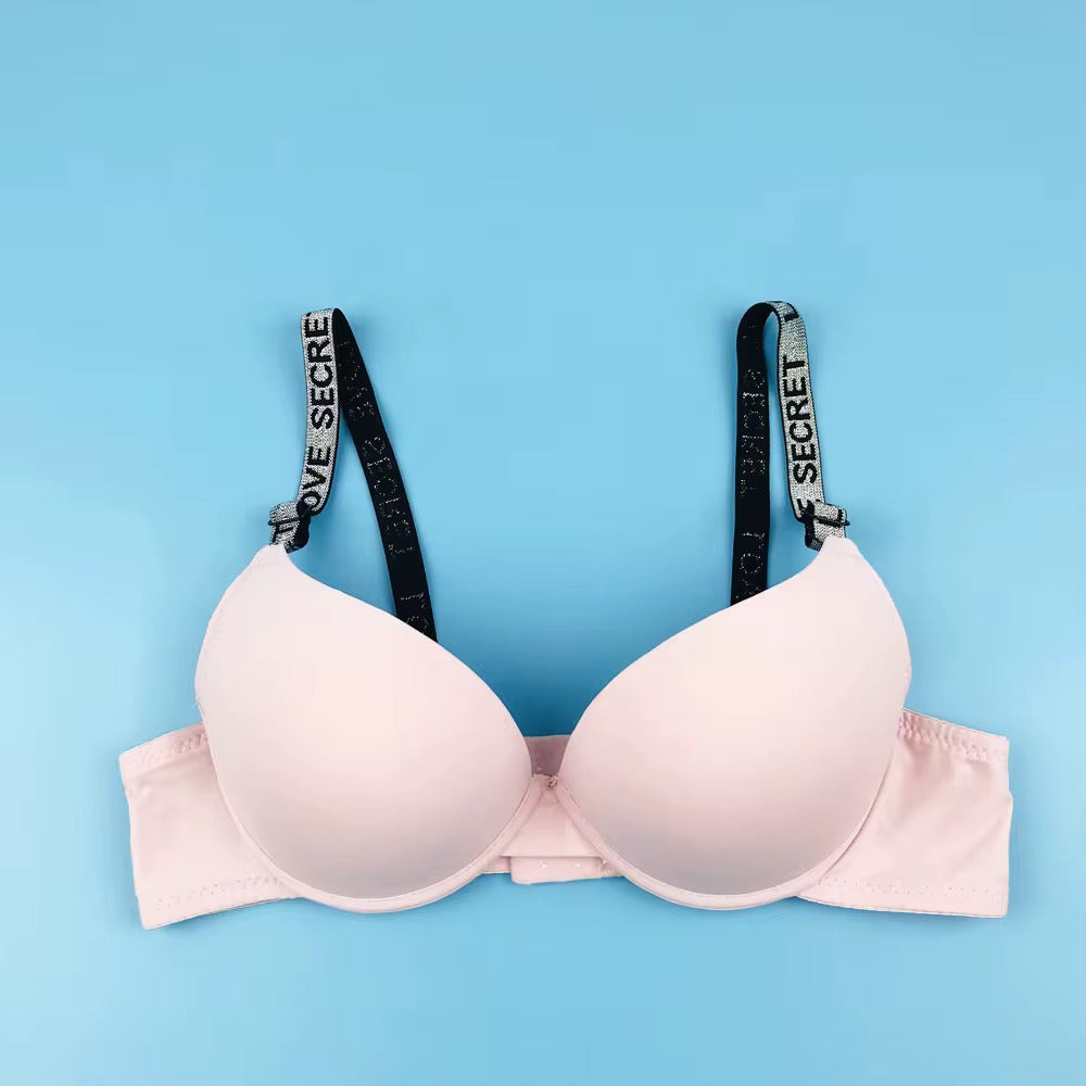 T-Shirt Bra Love Secret Alphabetic Straps