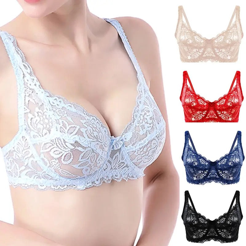Soft Net Lace Daily Wear Bra