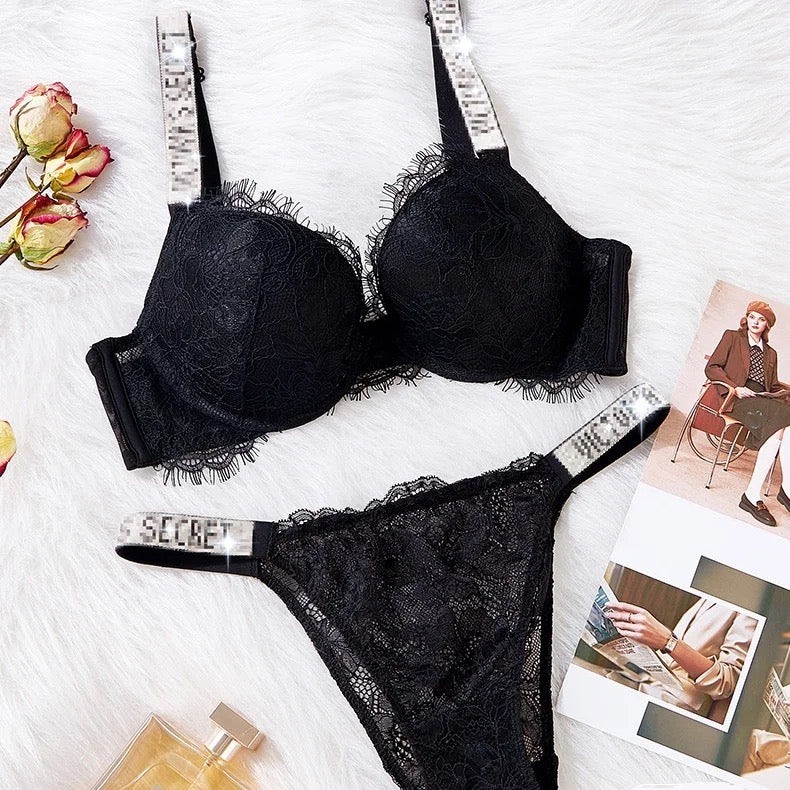 Victoria Secret Lingerie Bra Underwear Set lingerie set for women – Basic  Lingerie