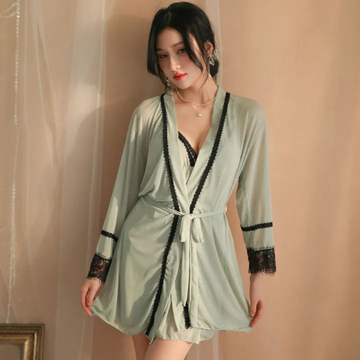 Three Piece Nighty with Gown