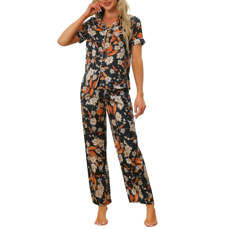 BLS Floral Fall Summer Night Dress PJ full