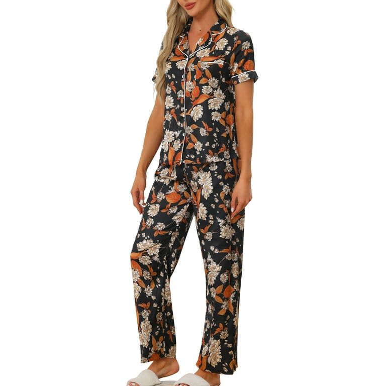 BLS Floral Fall Summer Night Dress PJ left