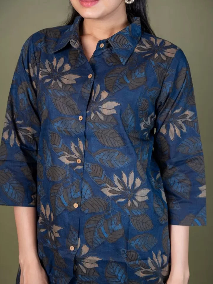 BLS Floral Ease Nightwear PJ Set half