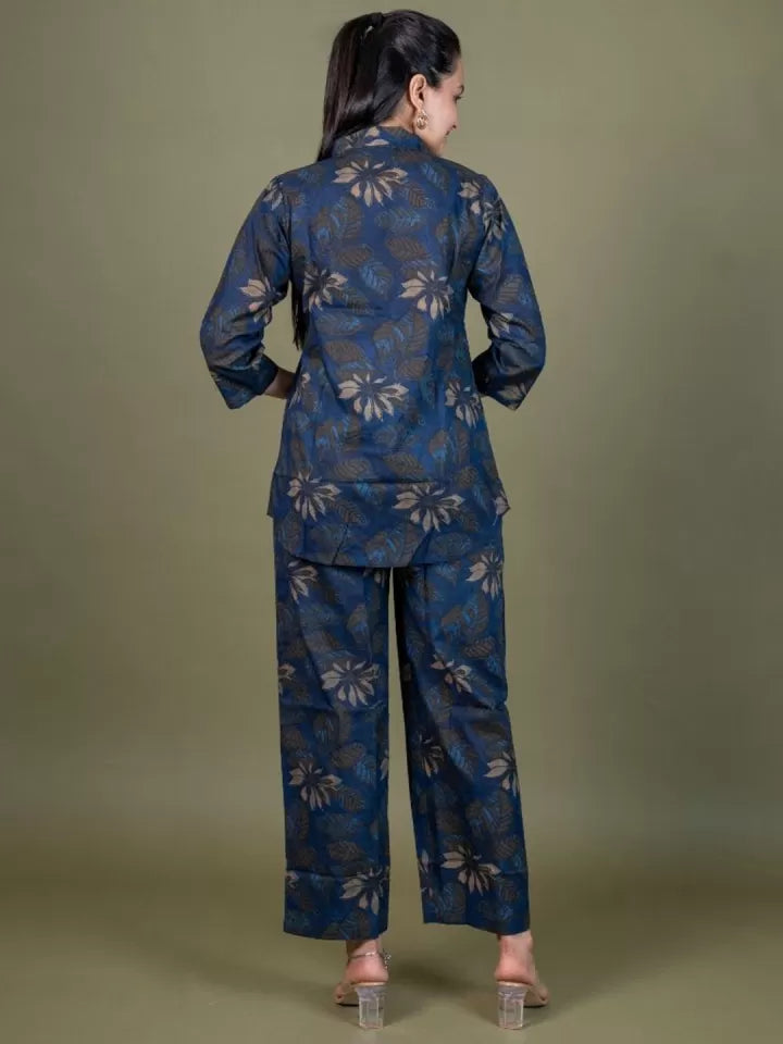 BLS Floral Ease Nightwear PJ Set back