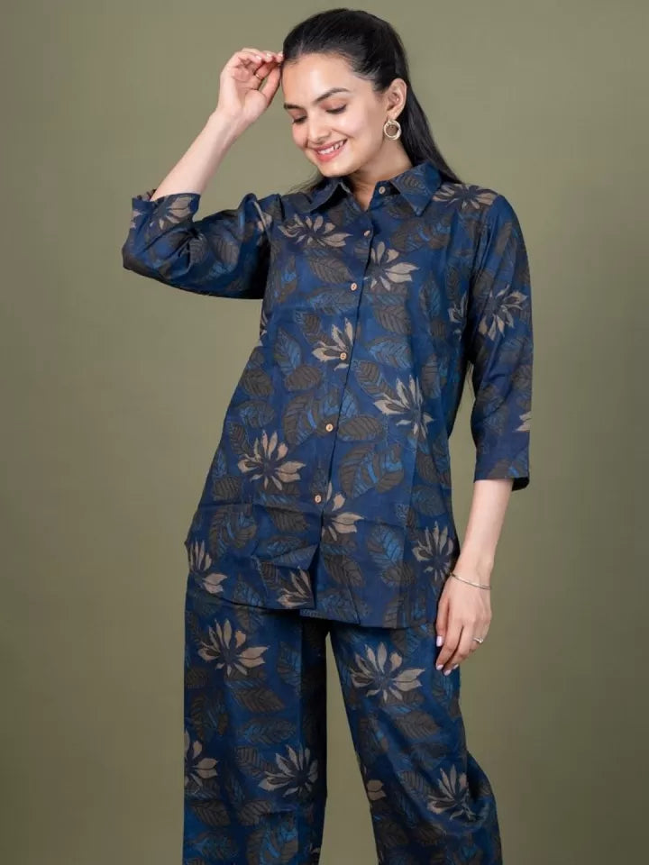 BLS Floral Ease Nightwear PJ Set front