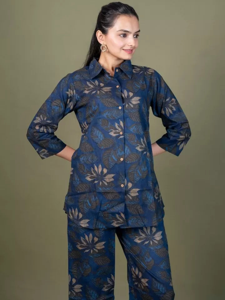 BLS Floral Ease Nightwear PJ Set left