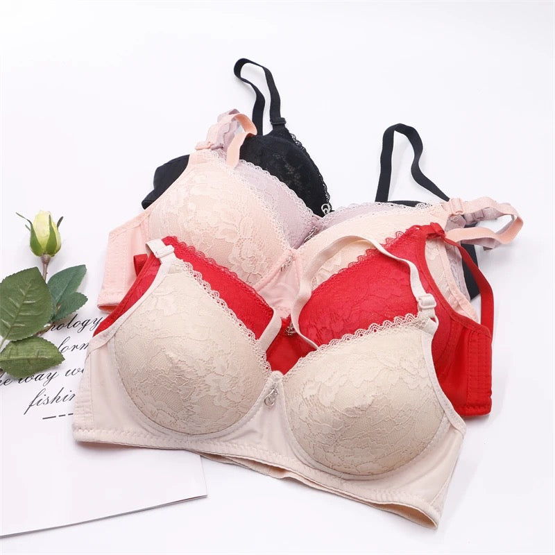 Soft Padded Wireless Mesh Bra