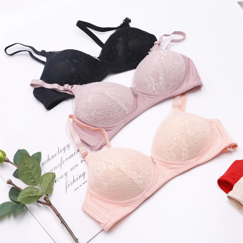 Soft Padded Wireless Mesh Bra