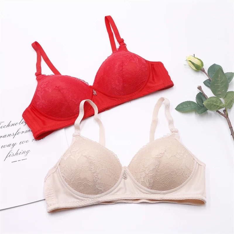 Soft Padded Wireless Mesh Bra