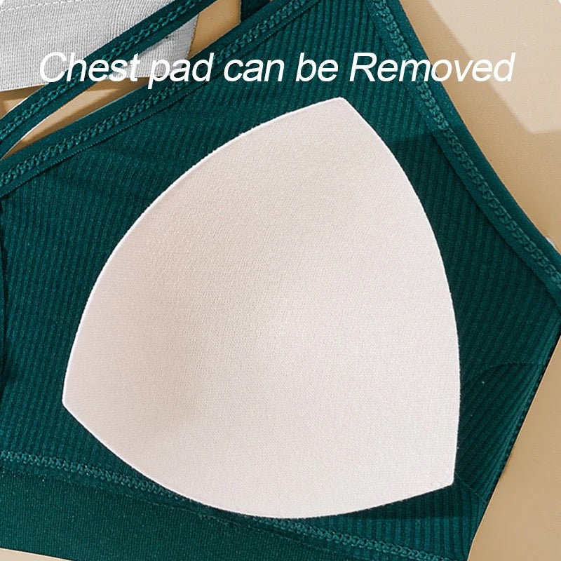 Basic Lingerie Yoga Low Impact Sports Bra Panty Set