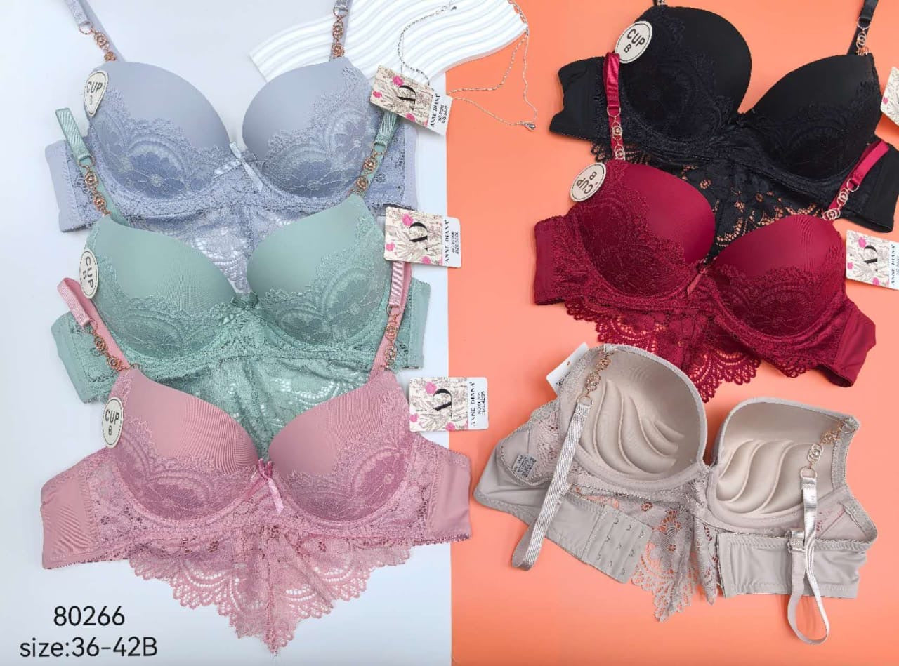 T-Shirt Bra Lacy Lift Up Bra Wired Padded