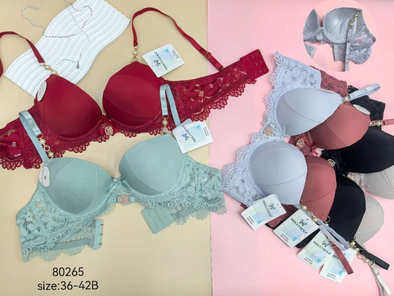 T-Shirt Bra Lace Wired Seamless Bra