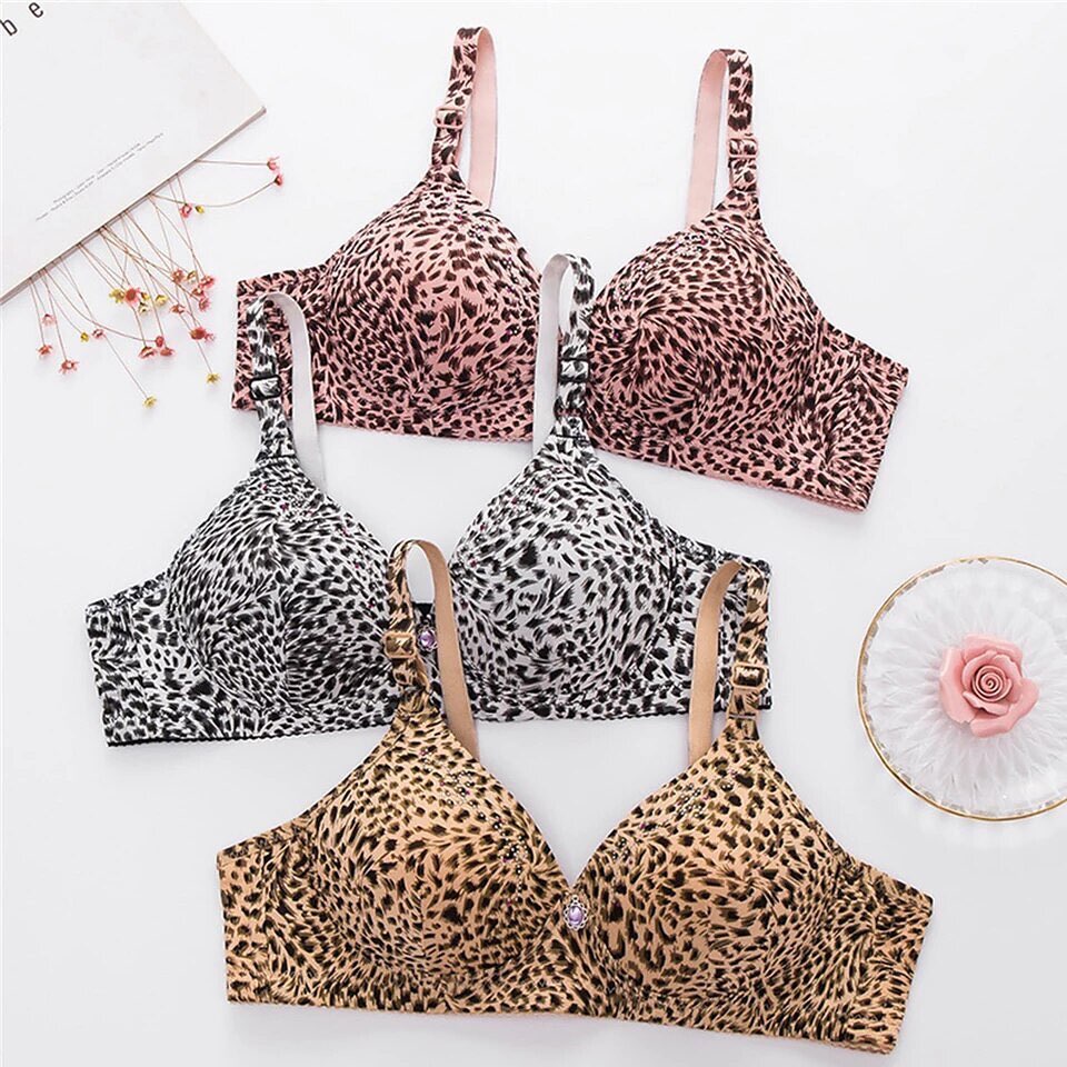 Leopard Daily Wear T-Shirt Bra