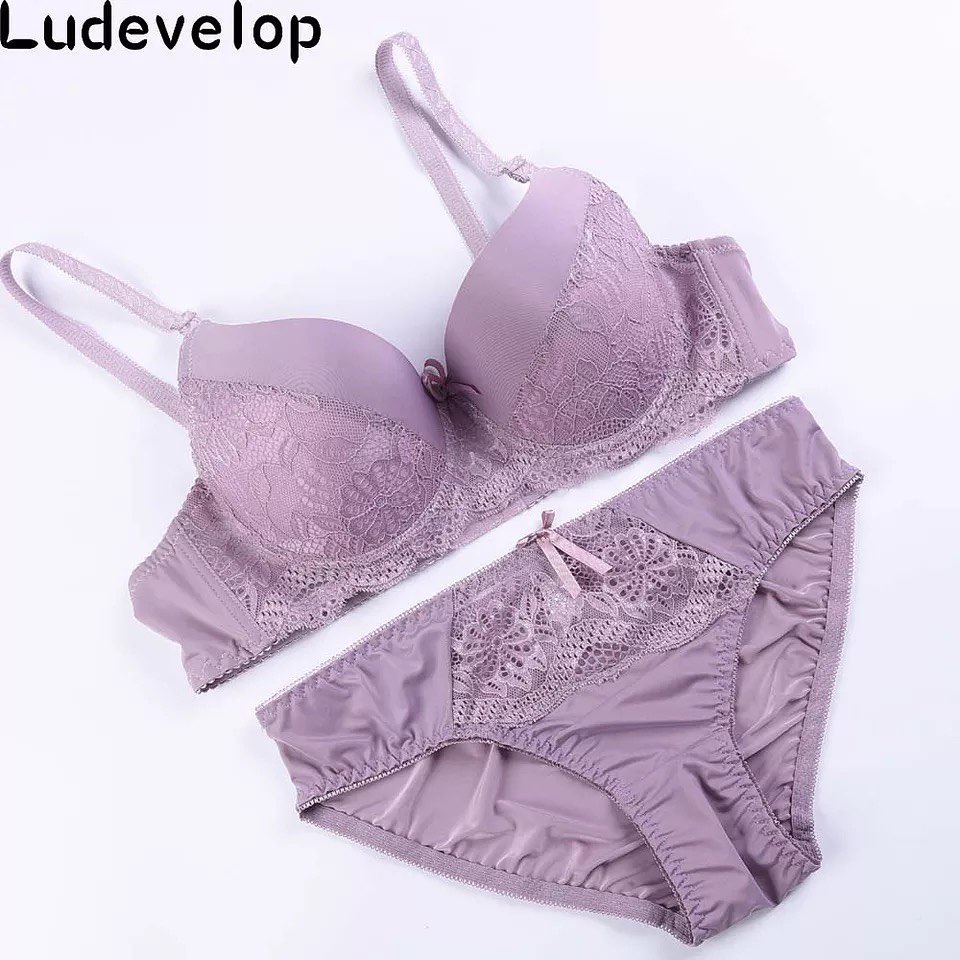 Purple Satin Bridal Bra Panty Set, Size: 34/85 at Rs 250/set in