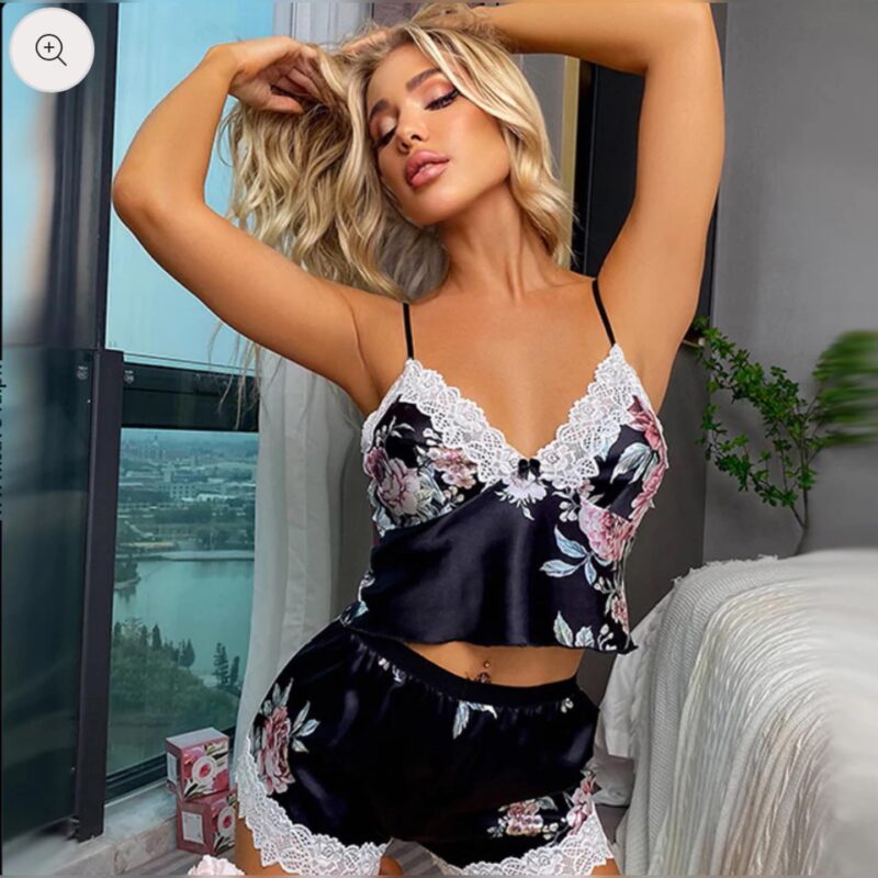 Floral Shorts Lingerie