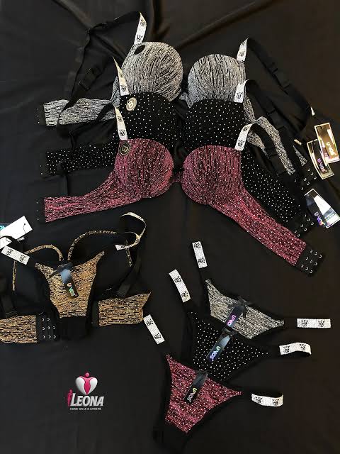 Victoria's Secret Dazzling Rhinestone Bra & Thong Set  Shimmering Wired Push-Up Lingerie