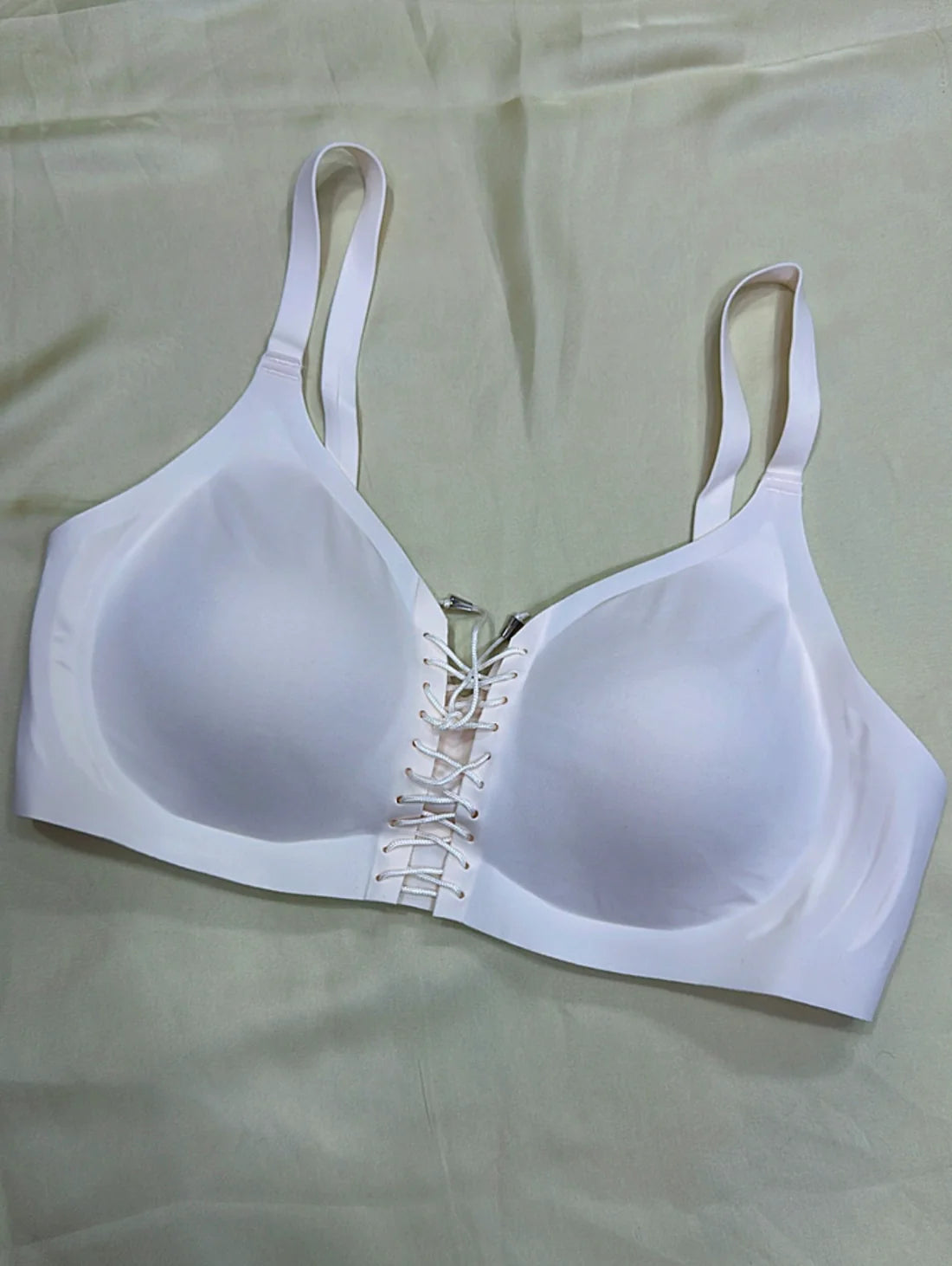 Basic T-Shirt Bra Front Laces Seamless Wireless