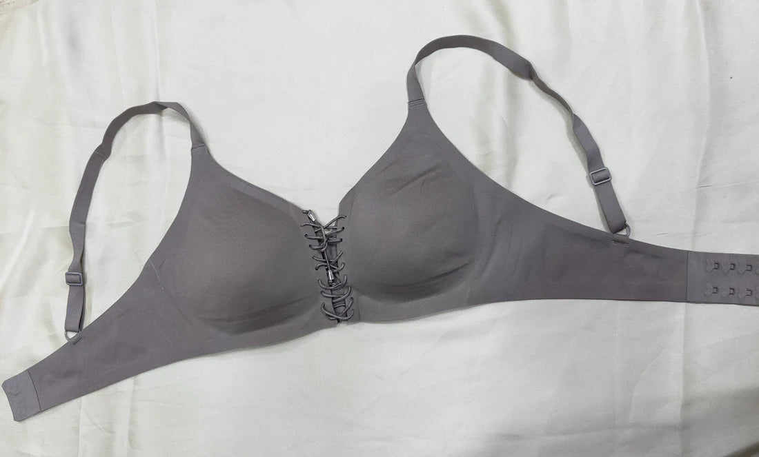 Basic T-Shirt Bra Front Laces Seamless Wireless