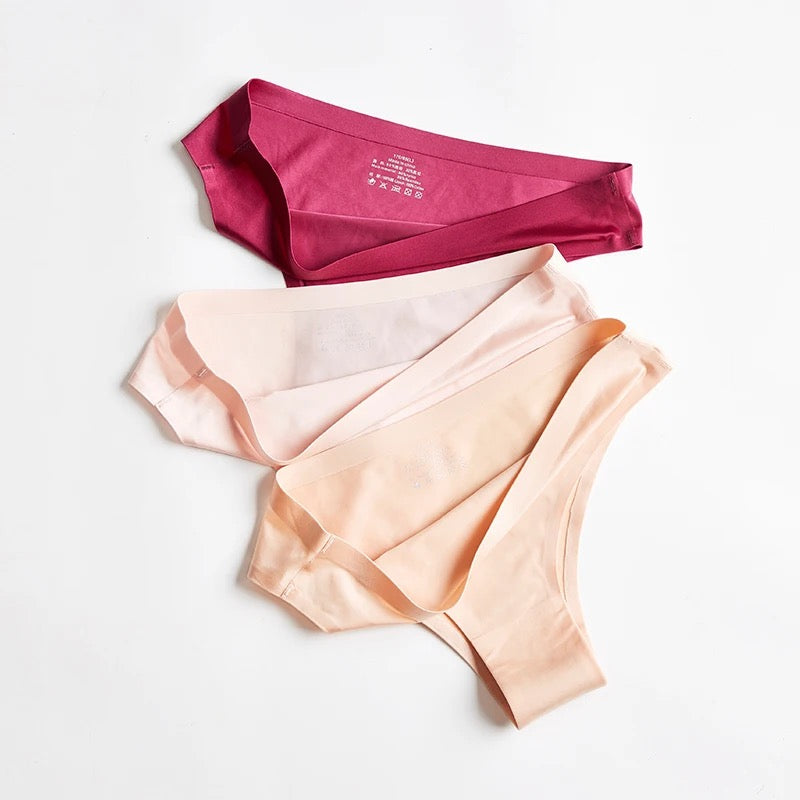 Ice Silk Thong Brief Panties Underwear for women and girls – Basic
