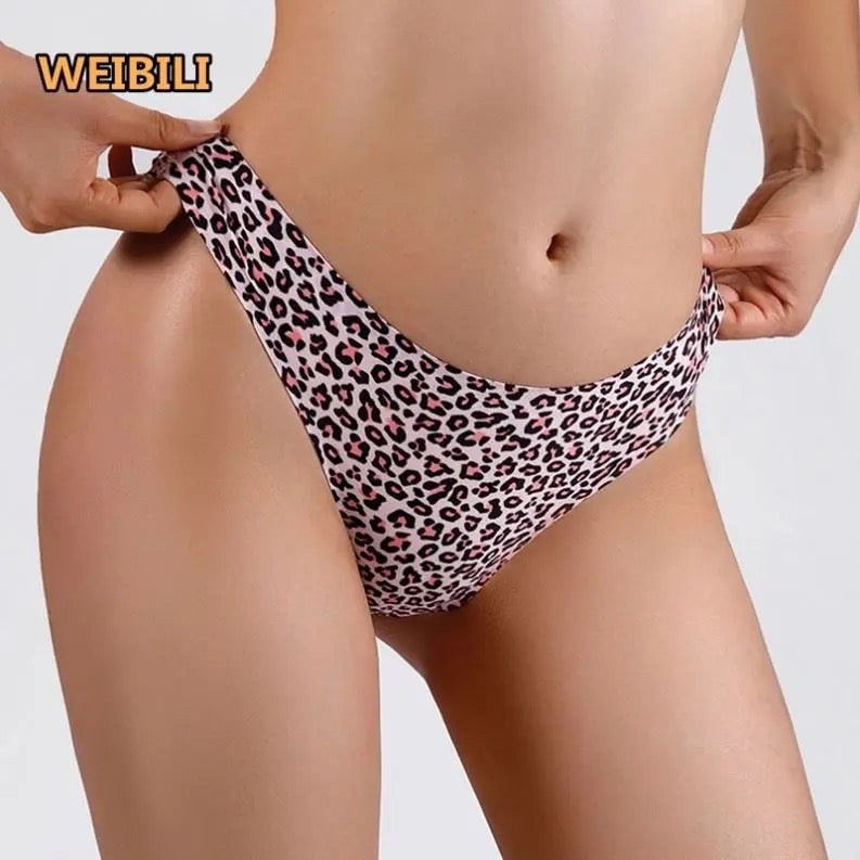 Leopard Thong Panty Briefs for Women – Basic Lingerie