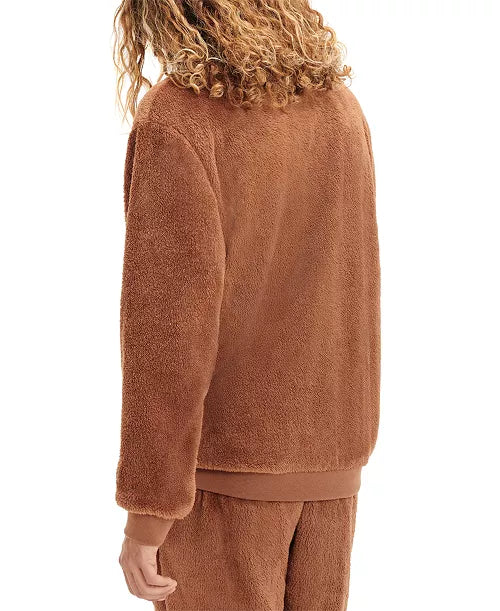 Basic Camel Furry Coord Set Loungewear