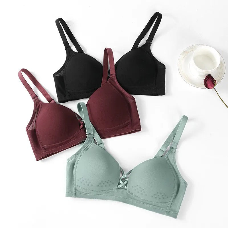 Breathable Wireless T-Shirt Bra Extra Thin Padded Bra for women