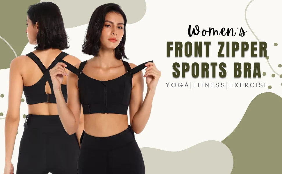 BLS High Impact Sports Bra with Adjustable Waist and Shoulder Band